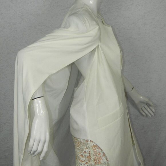 Blessed are the Meek Cape Blazer Ivory Medium - Picture 7 of 10